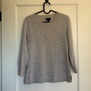 J Crew gray cashmere sweater